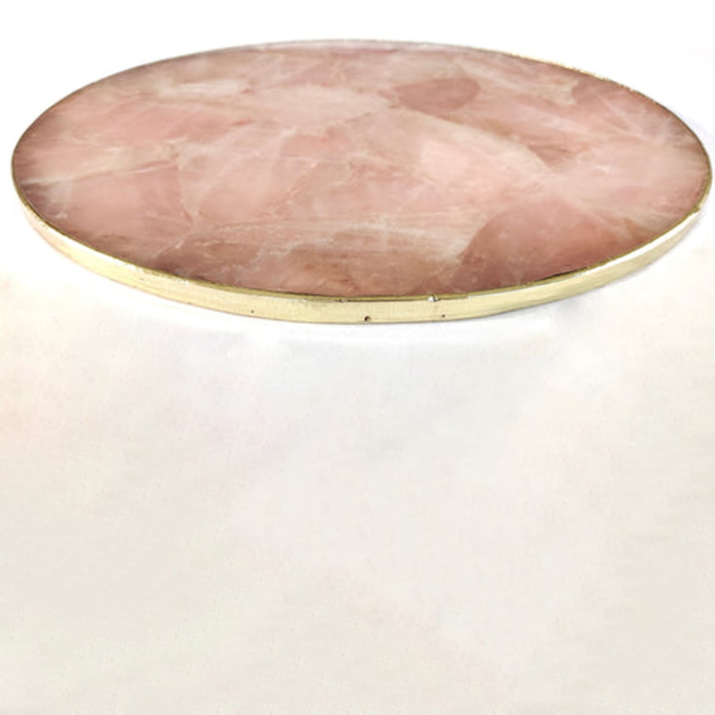 Rose Quartz Agate Cheese Platter/Tray | Circular |