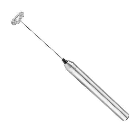Stainless Steel Electric Milk Frother with Brush